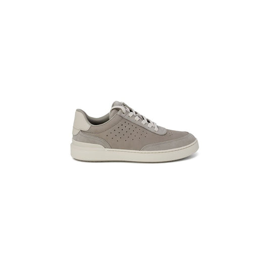 Clarks – Graue Wildleder-Sneaker