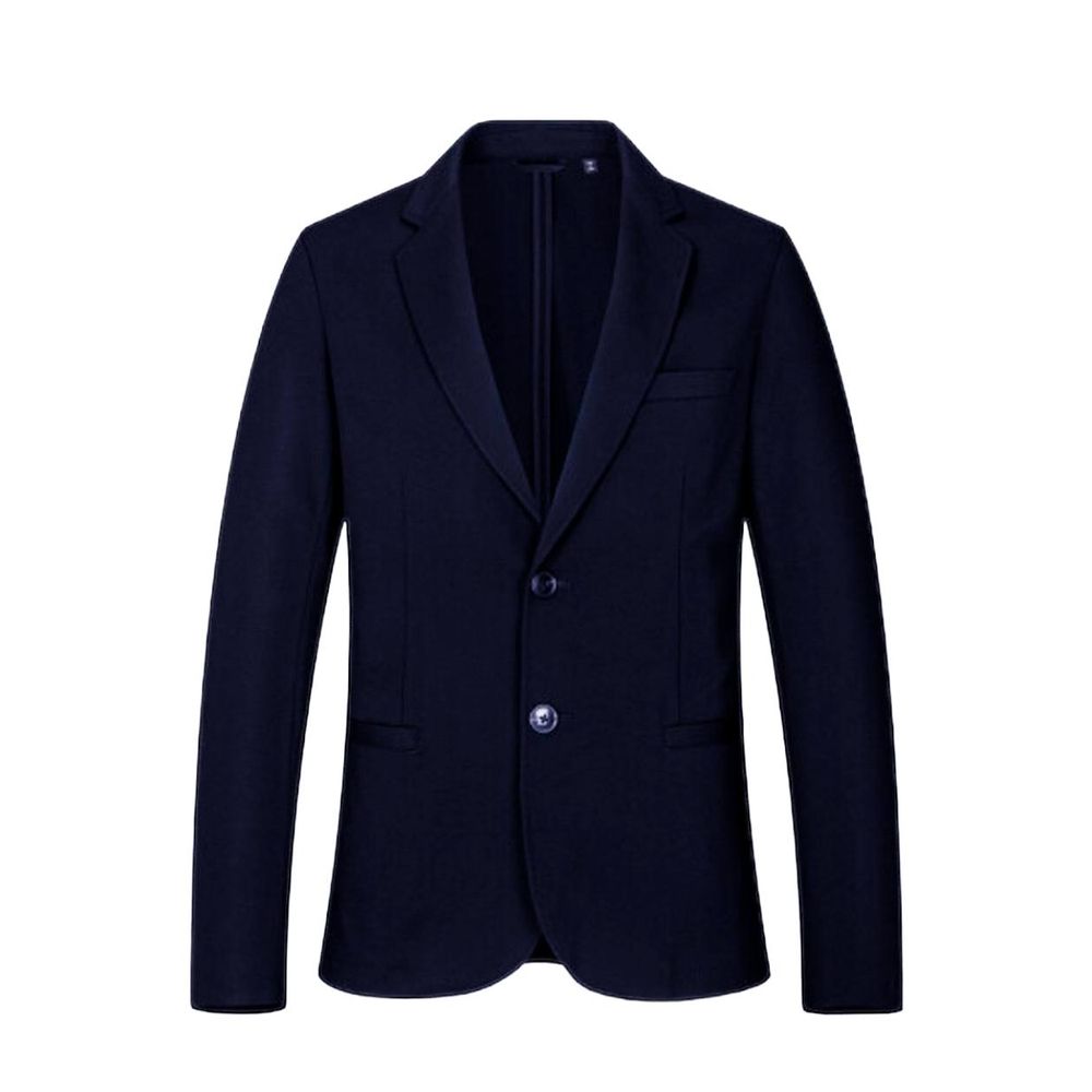 Armani Exchange – Blauer Viskose-Blazer