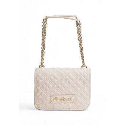 Love Moschino Beige Polyethylene Handbag