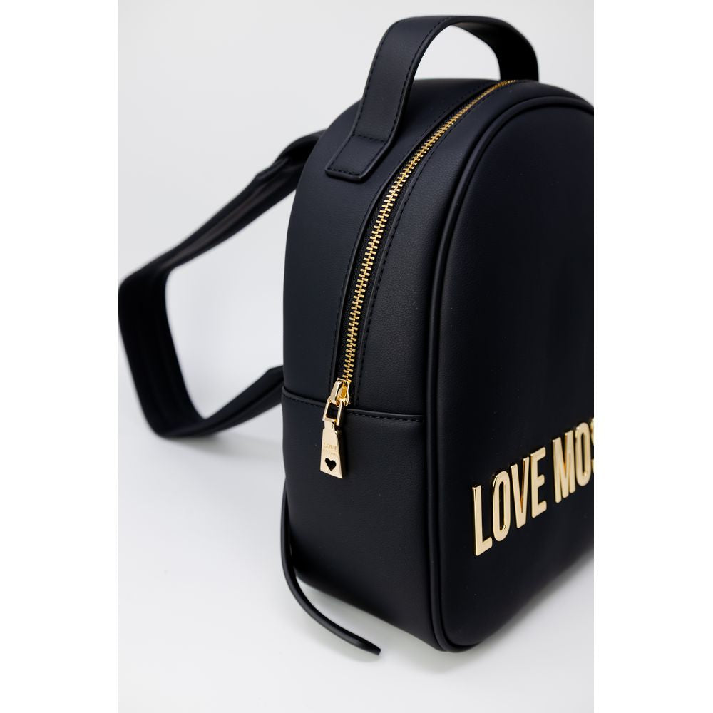 Love Moschino – Schwarzer Polyethylen-Rucksack