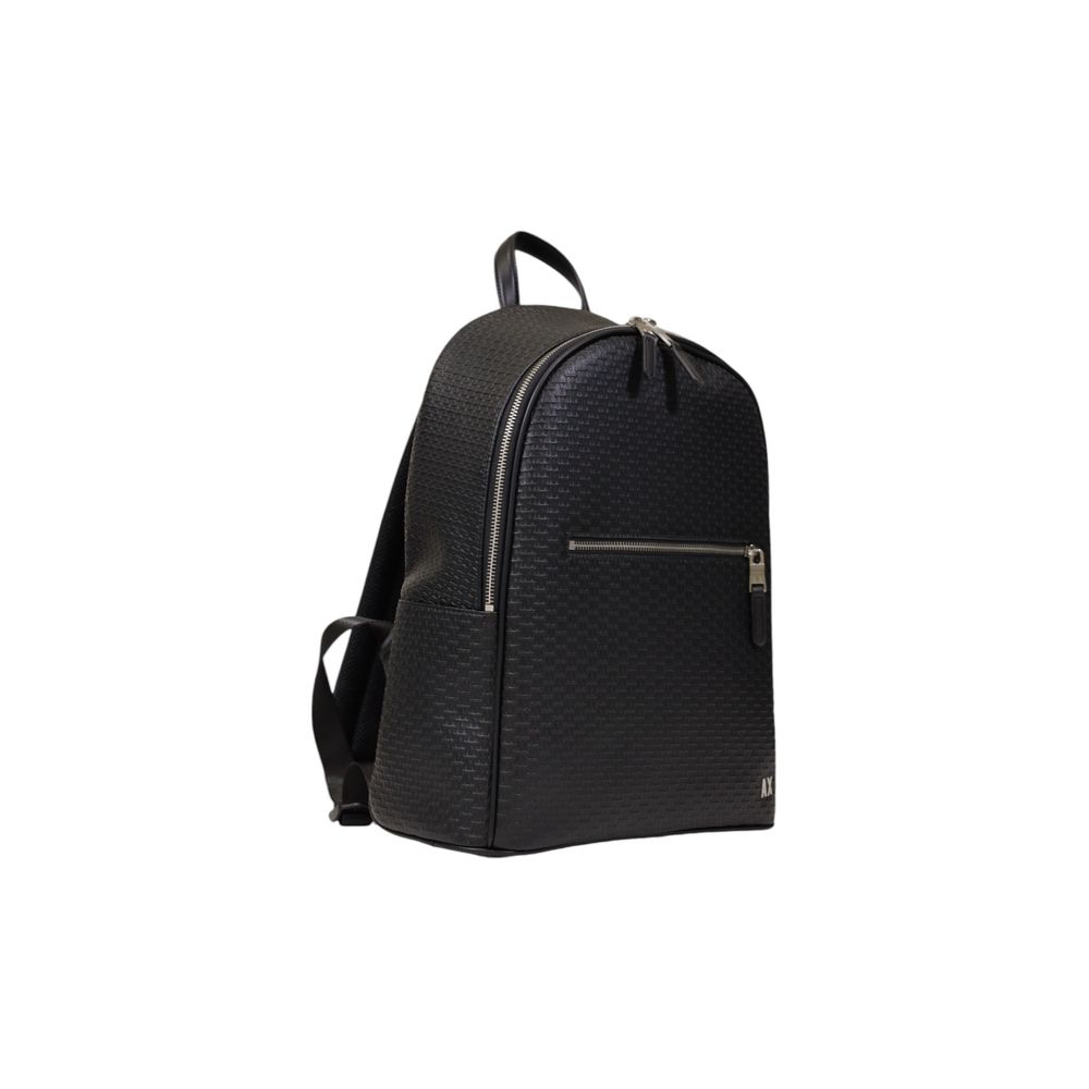 Armani Exchange – Schwarzer Polyester-Rucksack