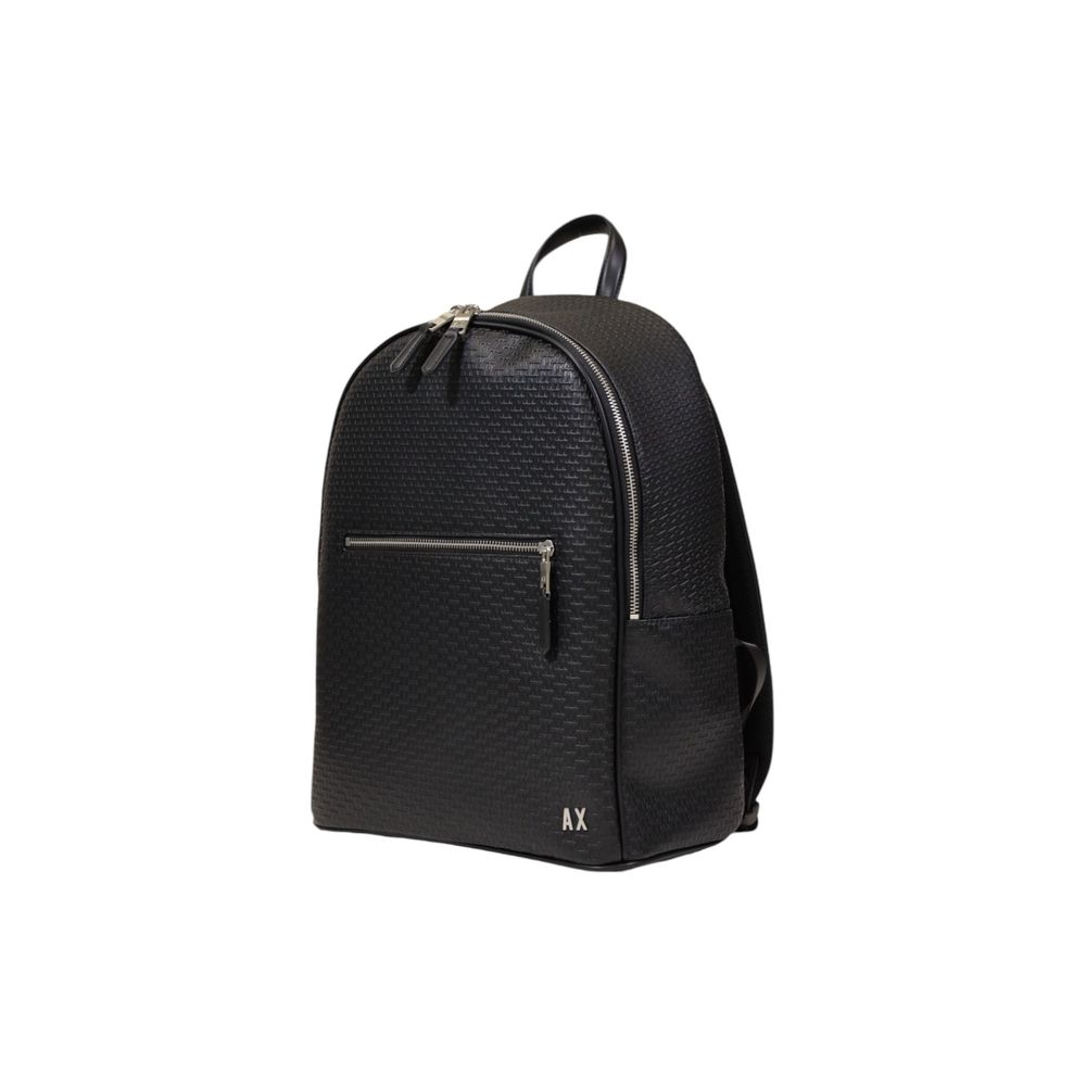 Armani Exchange – Schwarzer Polyester-Rucksack