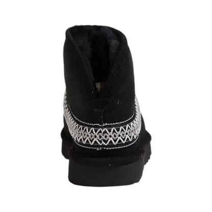 UGG – Schwarze Wildlederstiefel