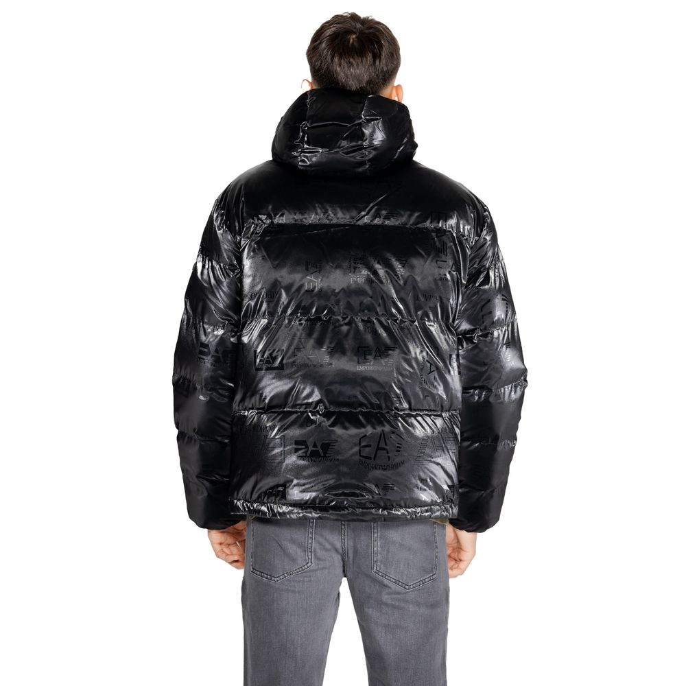 EA7 Emporio Armani Schwarze Polyesterjacke