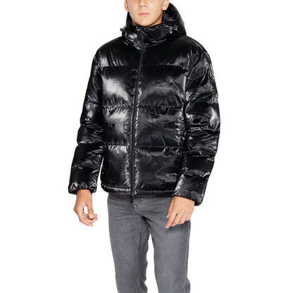 EA7 Emporio Armani Schwarze Polyesterjacke