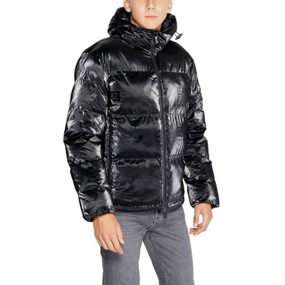 EA7 Emporio Armani Schwarze Polyesterjacke