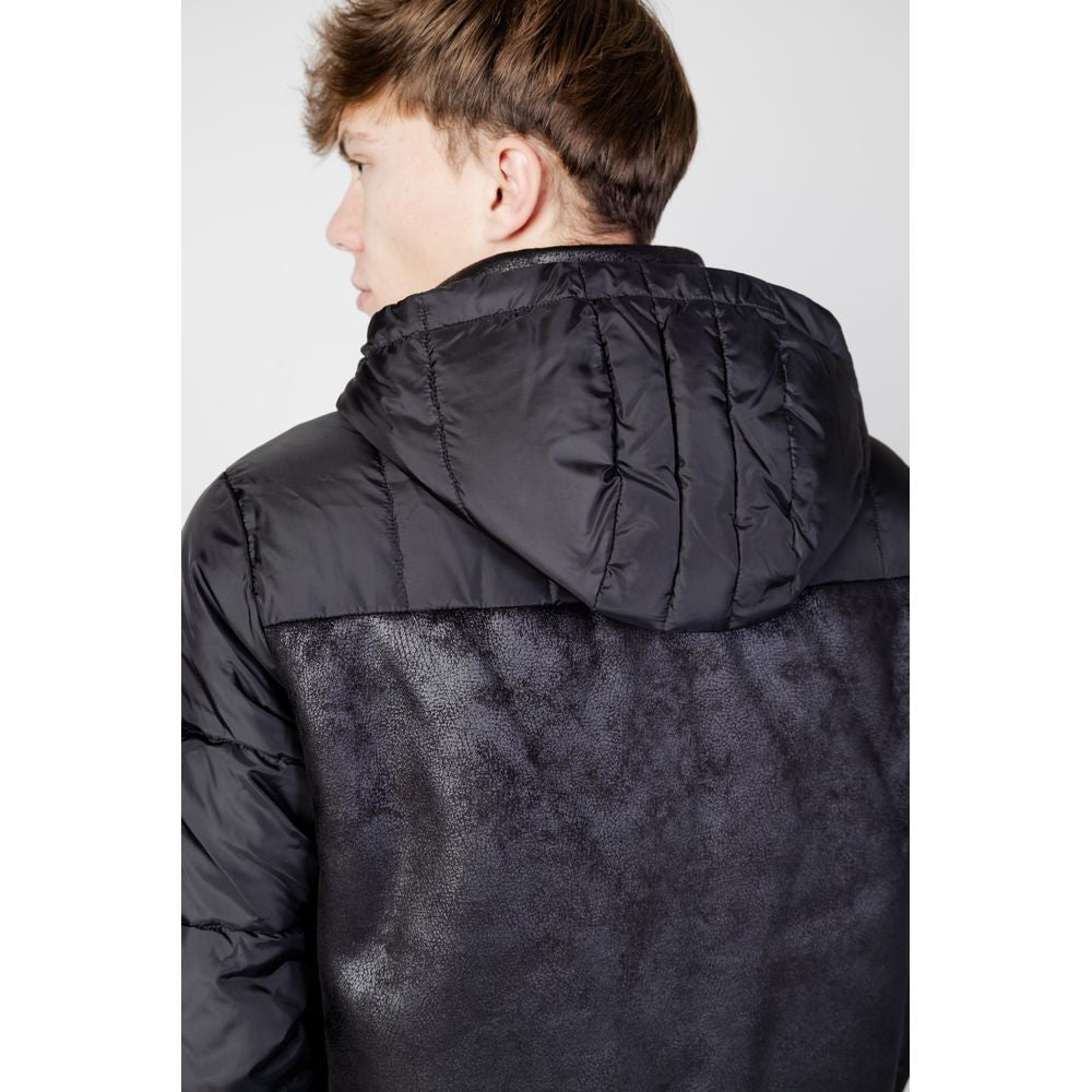 EA7 Emporio Armani Schwarze Polyesterjacke