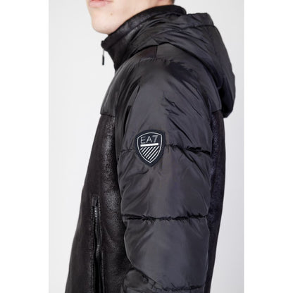 EA7 Emporio Armani Schwarze Polyesterjacke