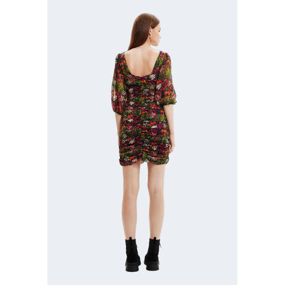 Desigual Grünes Polyesterkleid