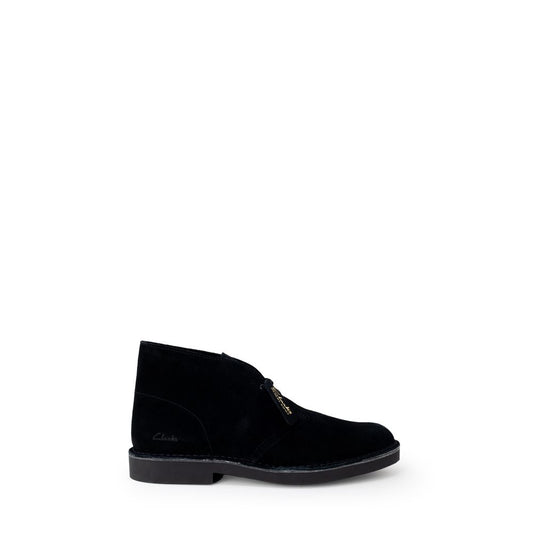 Clarks – Schwarze Lederstiefelette