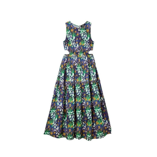 Desigual – Blaues Viskosekleid