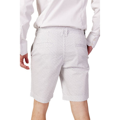 Armani Exchange – Weiße Baumwollshorts