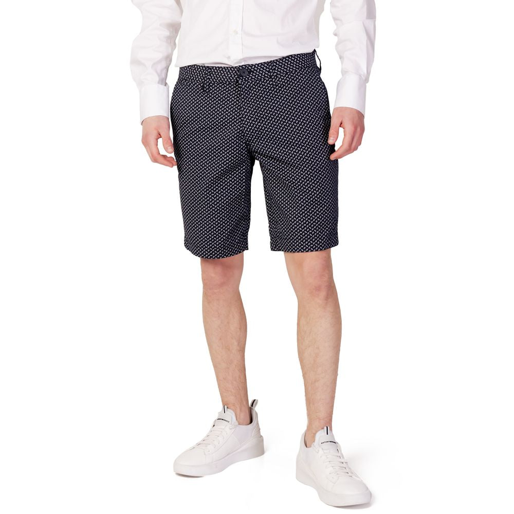 Armani Exchange – Blaue Baumwollshorts