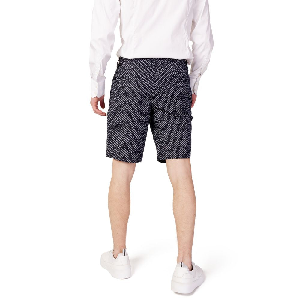 Armani Exchange – Blaue Baumwollshorts