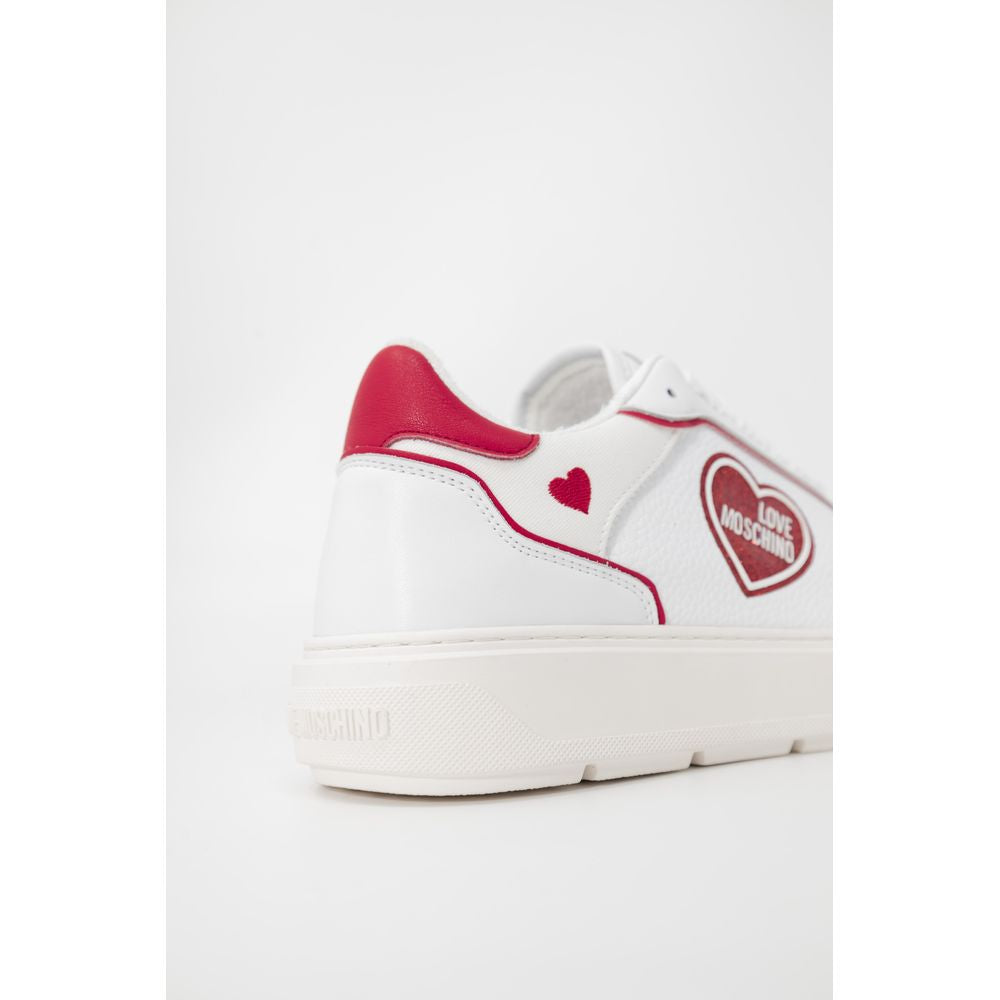 Love Moschino – Roter Sneaker aus Polyethylen