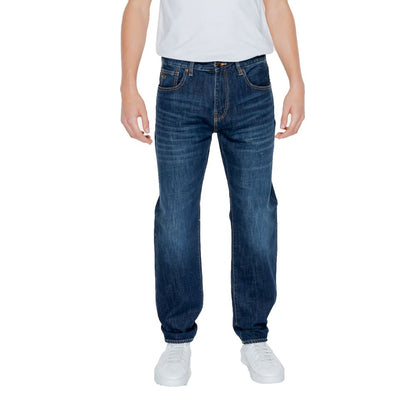 Armani Exchange – Jeans und Hose aus Baumwolle, Blau