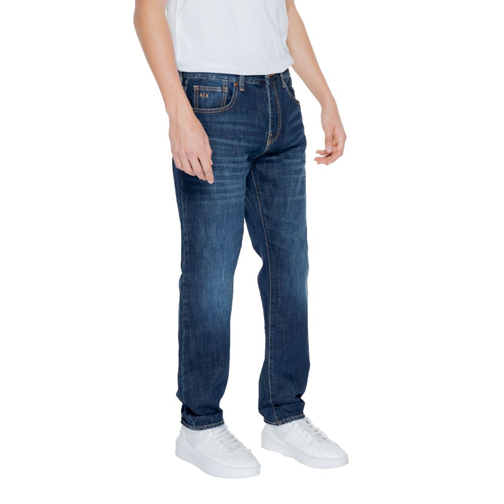 Armani Exchange – Jeans und Hose aus Baumwolle, Blau