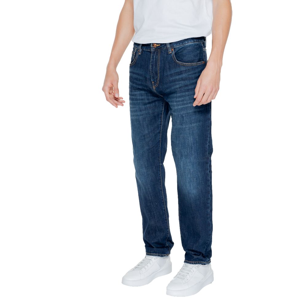 Armani Exchange – Jeans und Hose aus Baumwolle, Blau