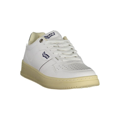 Gas White Artificial Leather Sneaker