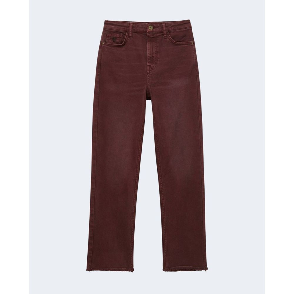 Desigual Baumwolljeans und -hose in Bordeaux