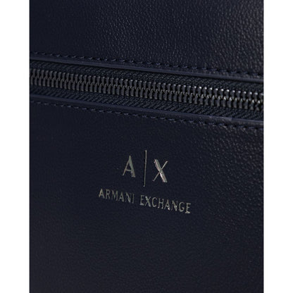 Armani Exchange Blue Polyester Luggage And Travel