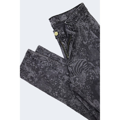 Desigual – Schwarze Jeans und Hose aus Baumwolle