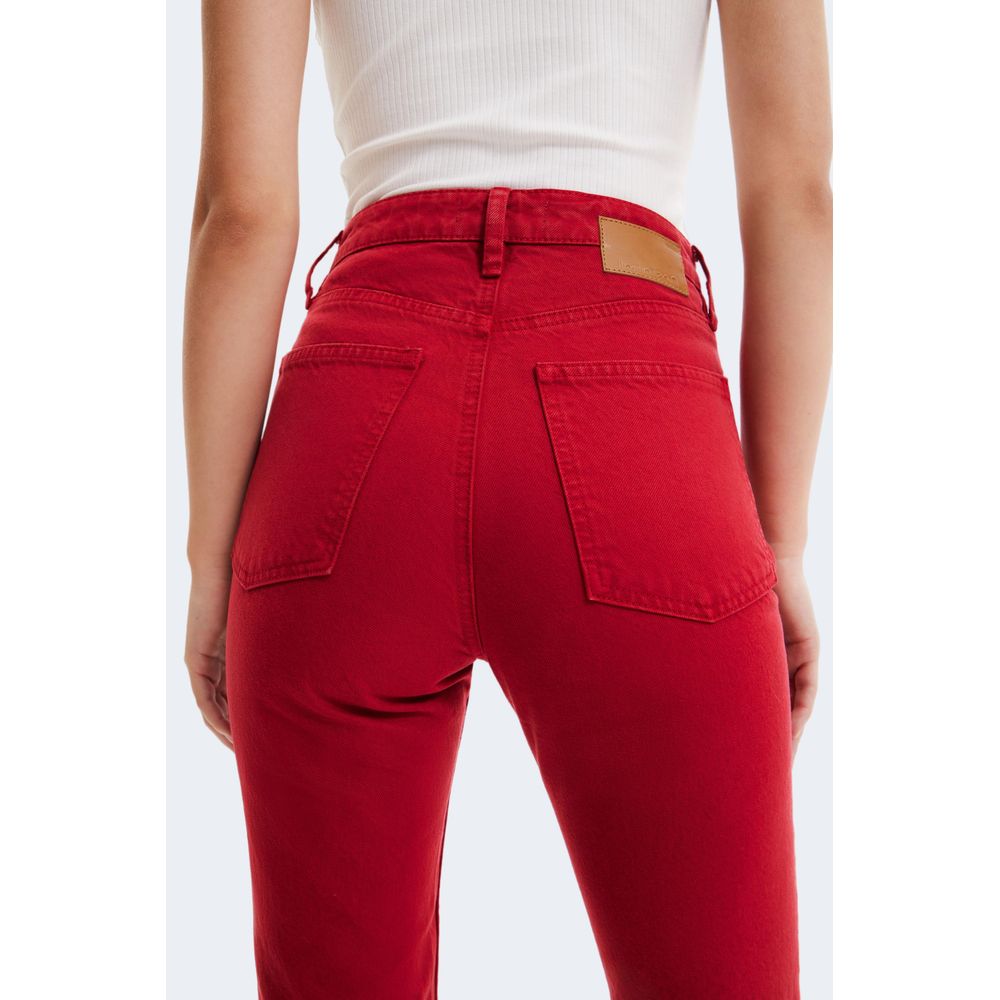 Desigual Baumwolljeans und -hose in Bordeaux