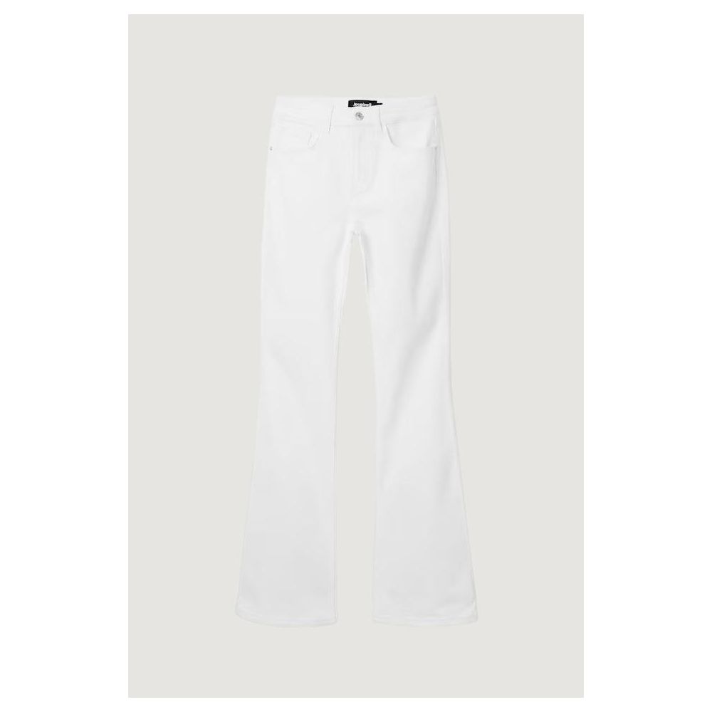 Desigual White Cotton Jeans & Pant