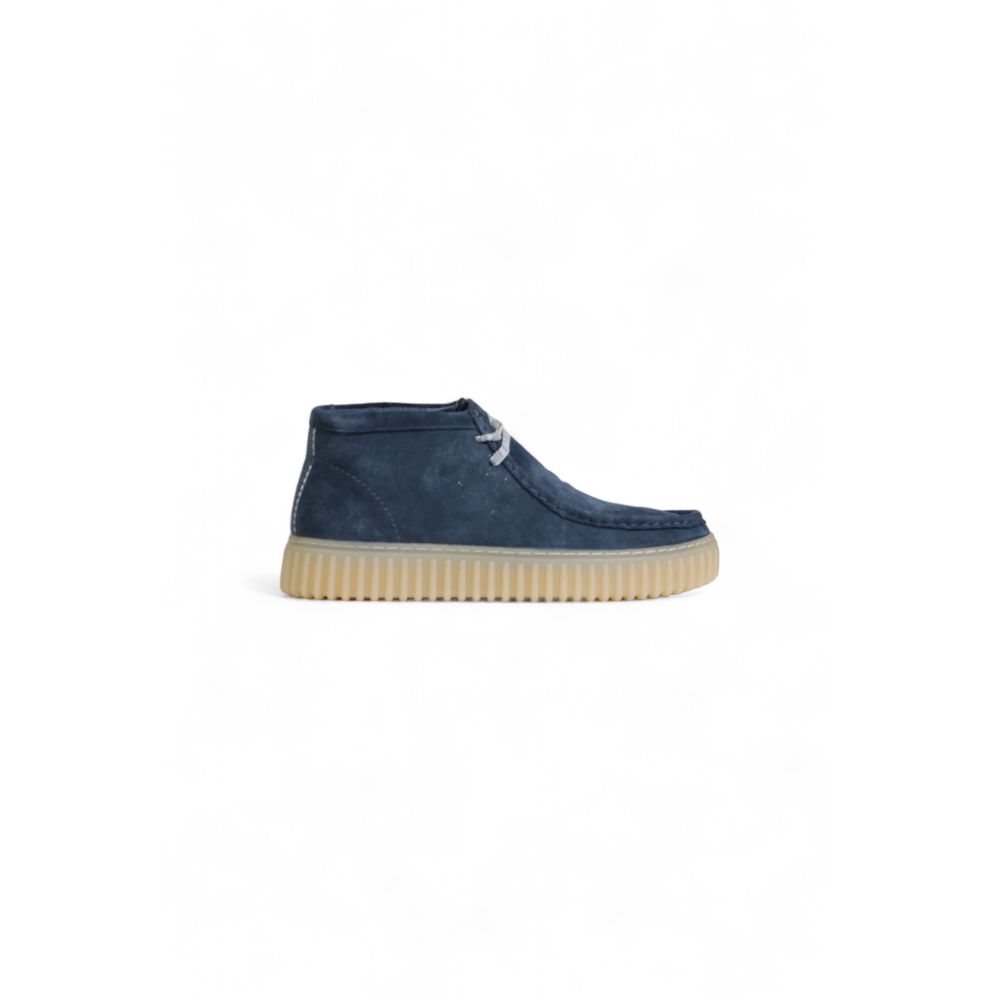 Clarks Freizeitschuhe aus Wildleder in Blau