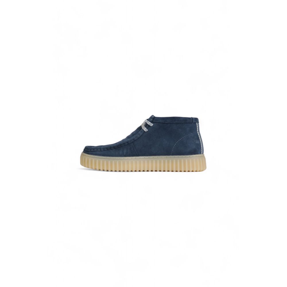 Clarks Freizeitschuhe aus Wildleder in Blau