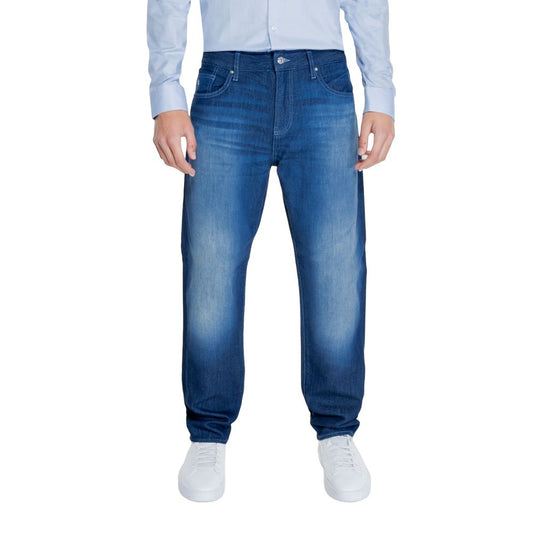 Armani Exchange – Jeans und Hose aus Baumwolle, Blau