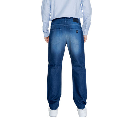 Armani Exchange – Jeans und Hose aus Baumwolle, Blau