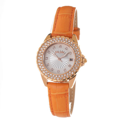 Folli Follie – Orangefarbene Lederuhr