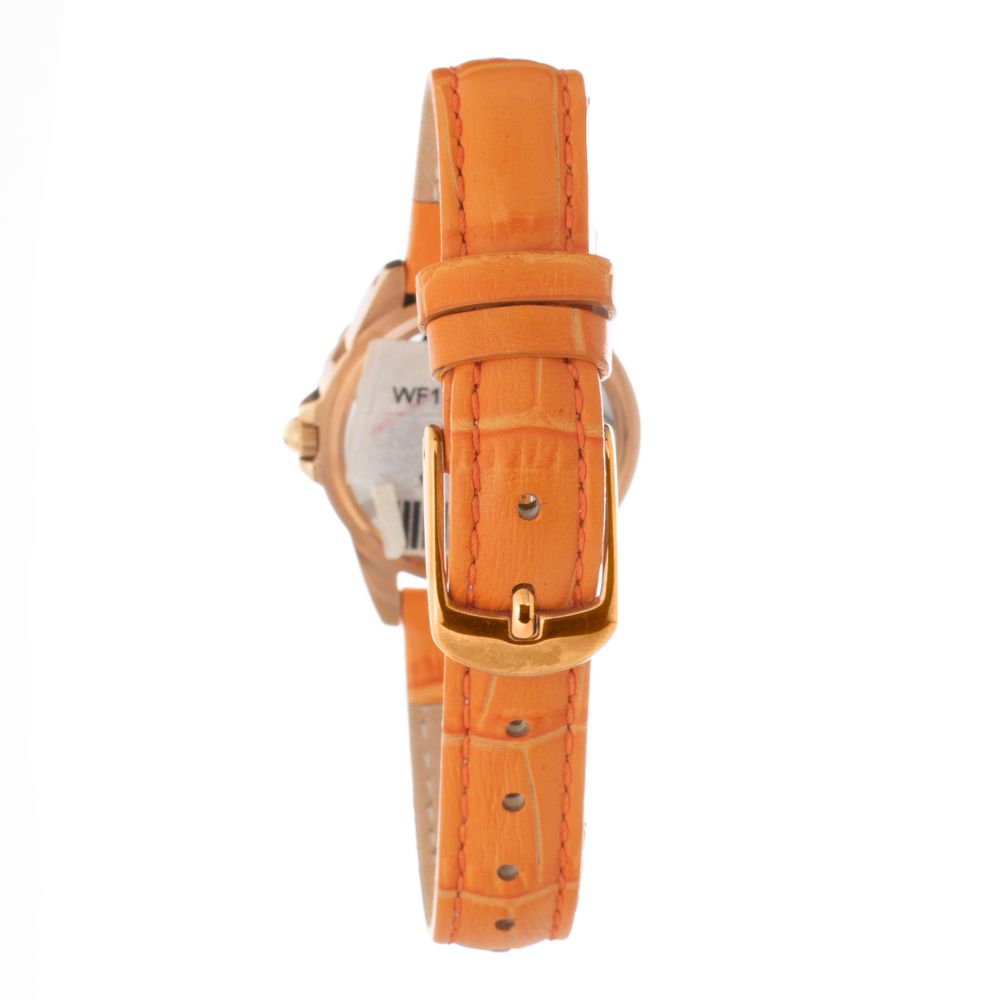 Folli Follie – Orangefarbene Lederuhr