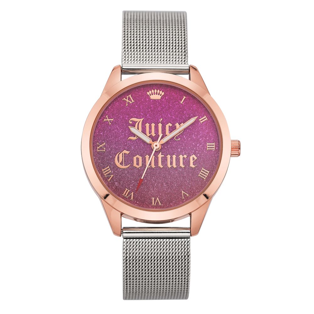 Juicy Couture Silberne Edelstahluhr