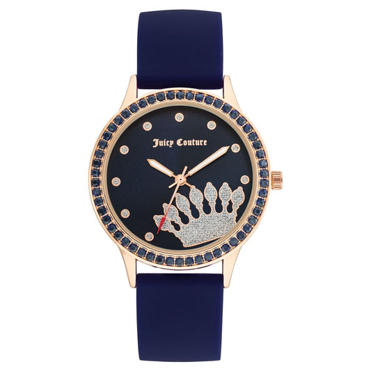 Juicy Couture - Blaue Silikonuhr