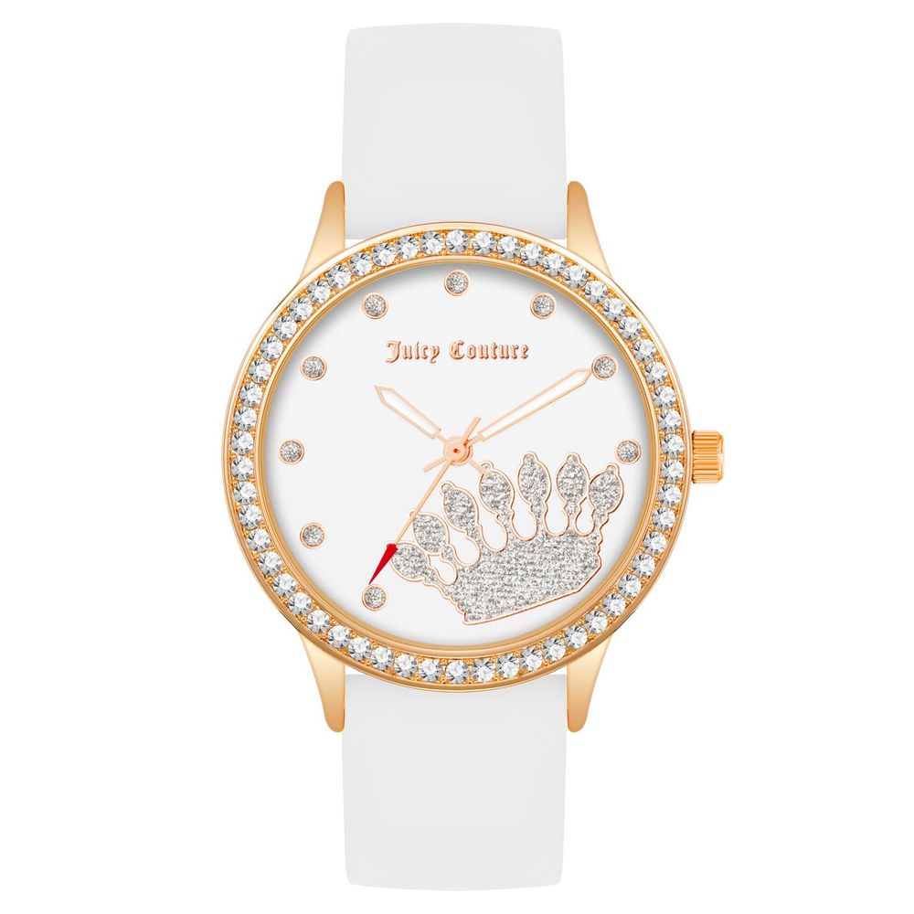 Juicy Couture Weiße Silikonuhr