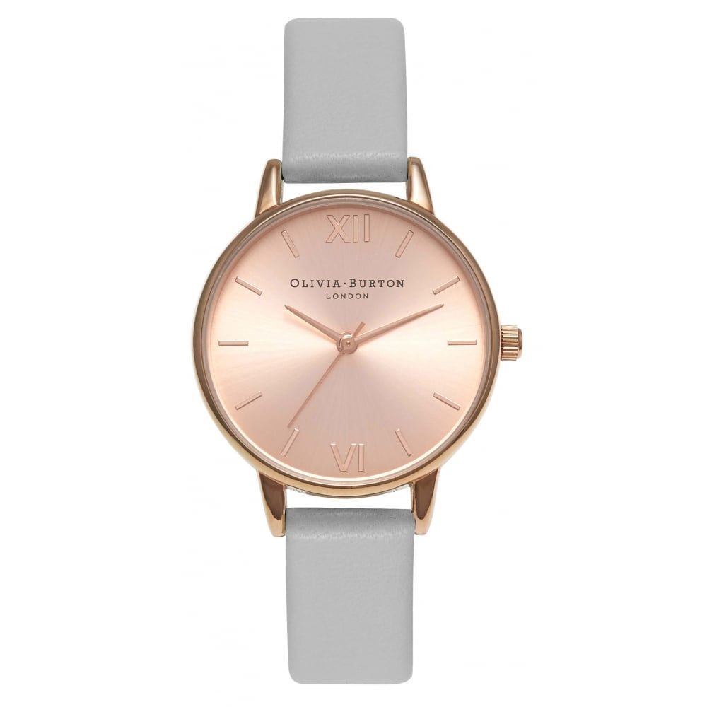 Olivia Burton – Graue Lederuhr