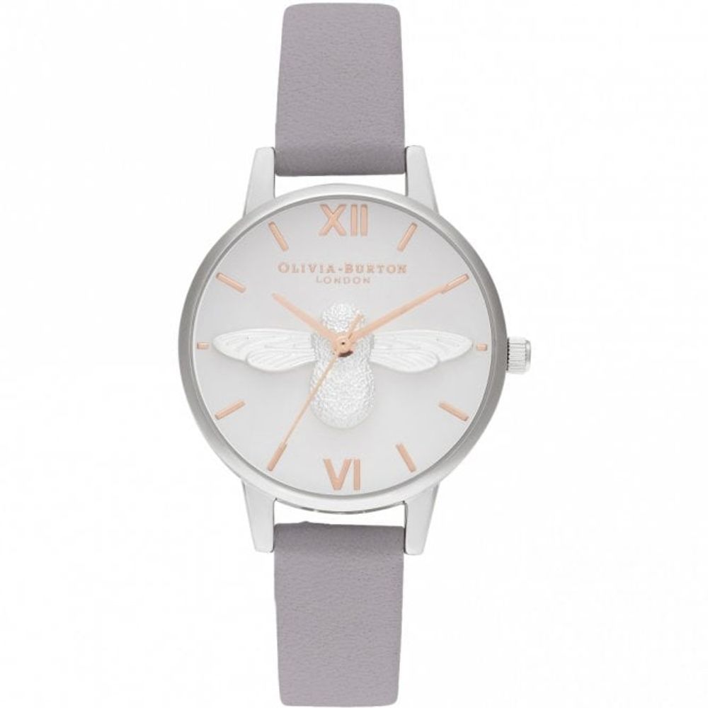 Olivia Burton – Violette Uhr aus Kunstleder