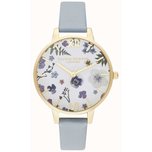 Olivia Burton – Uhr aus blauem Kunstleder