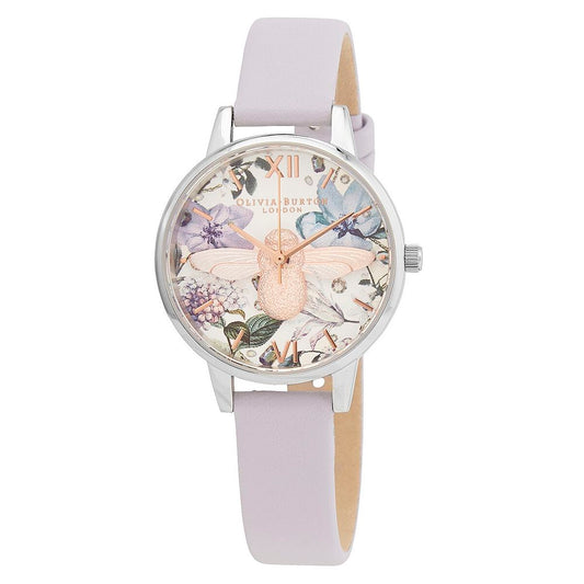 Olivia Burton – Violette Uhr aus Kunstleder