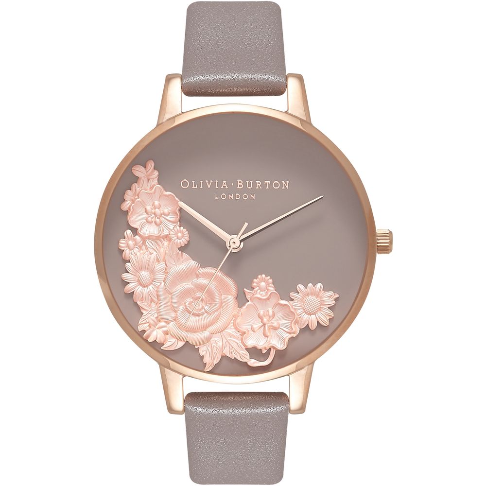 Olivia Burton – Graue Lederuhr