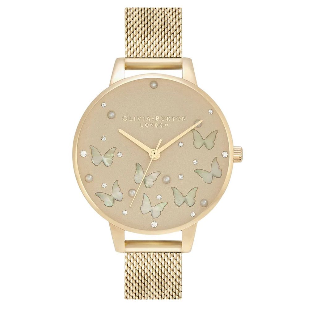 Olivia Burton – Uhr aus goldenem Stahl