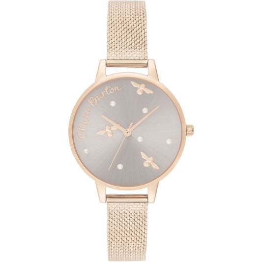 Olivia Burton – Uhr aus goldenem Stahl