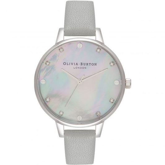 Olivia Burton – Uhr aus grauem Kunstleder