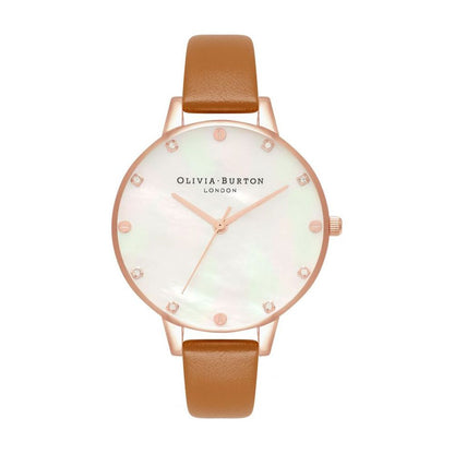 Olivia Burton – Uhr aus braunem Kunstleder