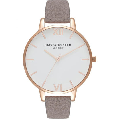 Olivia Burton – Uhr aus grauem Kunstleder