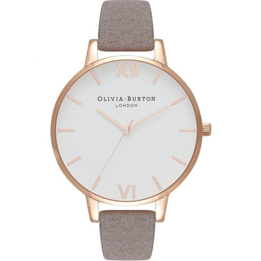 Olivia Burton – Uhr aus grauem Kunstleder