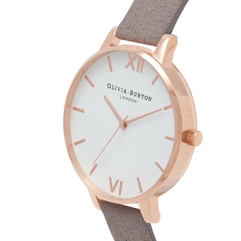 Olivia Burton – Uhr aus grauem Kunstleder