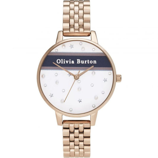 Olivia Burton – Mehrfarbige Stahluhr